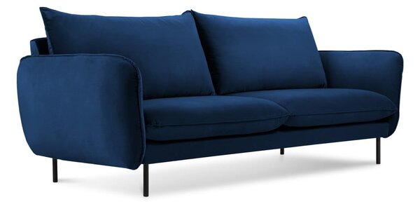 Niebieska aksamitna sofa 160 cm Vienna – Cosmopolitan Design