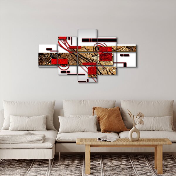 Obraz abstrakcji (125x70 cm)