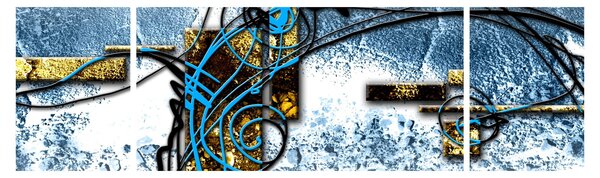 Abstrakcyjny obraz (170x50 cm)