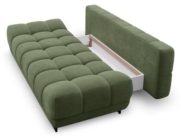 Zielona 3-osobowa sofa rozkładana Windsor & Co Sofas Cumulus