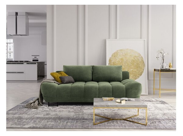 Zielona 3-osobowa sofa rozkładana Windsor & Co Sofas Cumulus