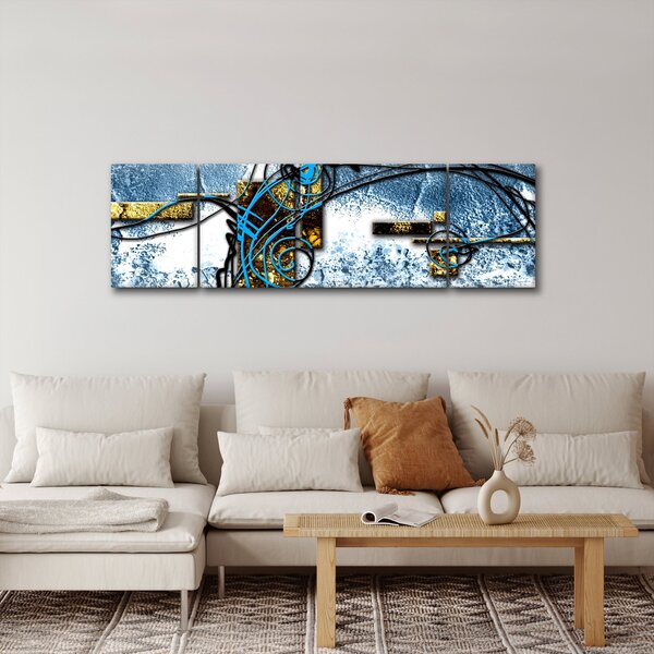 Abstrakcyjny obraz (170x50 cm)
