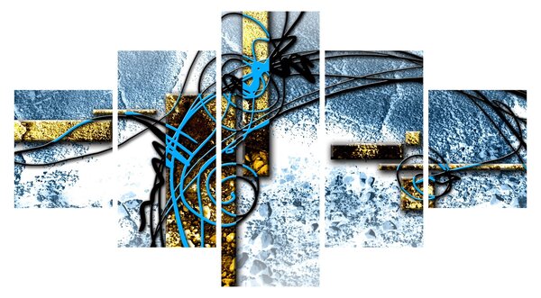 Abstrakcyjny obraz (125x70 cm)