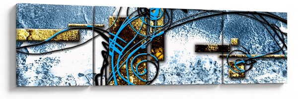 Abstrakcyjny obraz (170x50 cm)