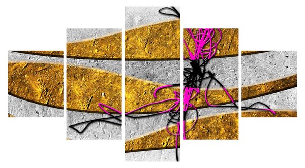Obraz abstrakcji (125x70 cm)