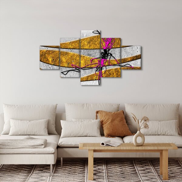 Obraz abstrakcji (125x70 cm)