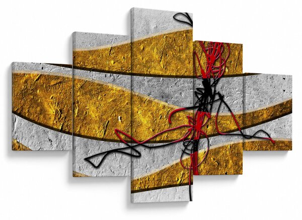 Abstrakcyjny obraz (125x70 cm)