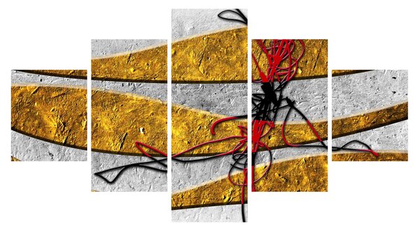 Abstrakcyjny obraz (125x70 cm)
