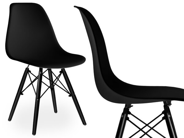 Krzesło MILANO BLACK DSW czarny