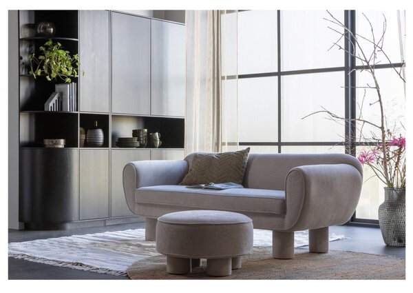 Czarna szafka modułowa z litego drewna sosnowego 110x210 cm Finca – WOOOD