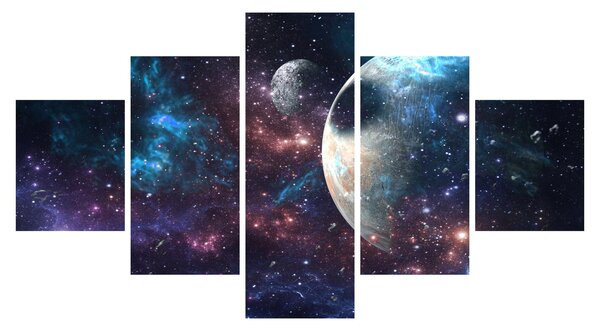 Obraz kosmosu (125x70 cm)