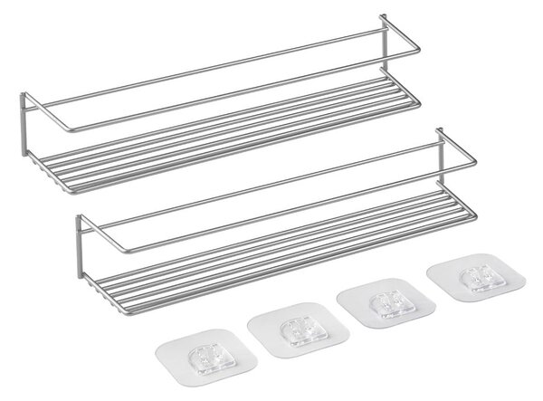 Zestaw 2 półek ściennych na przyprawy - Metaltex