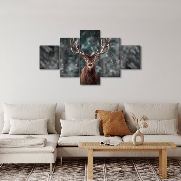 Obraz - Majestatyczność jelenia (125x70 cm)