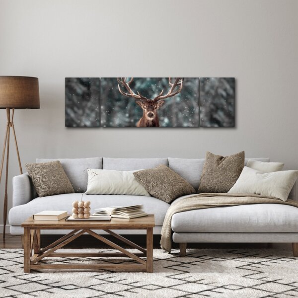 Obraz - Majestatyczność jelenia (170x50 cm)