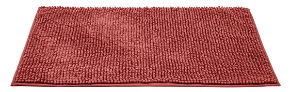 Czerwony tekstylny dywanik łazienkowy 50x80 cm Chenille – Allstar
