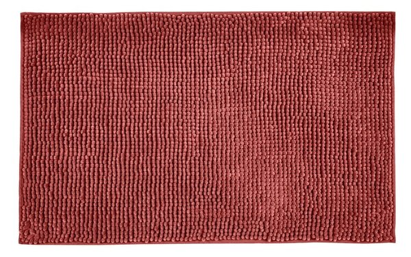 Czerwony tekstylny dywanik łazienkowy 50x80 cm Chenille – Allstar