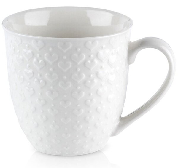 Kubek ceramiczny serca 580 ml