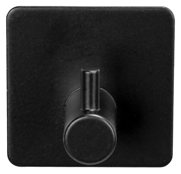 Czarne samoprzylepne haczyki zestaw 2 szt. ze stali nierdzewnej Black Outdoor Kitchen Ureo – Wenko