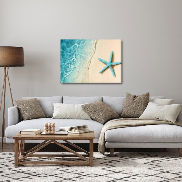 Obraz - Rozgwiazda na plaży (70x50 cm)