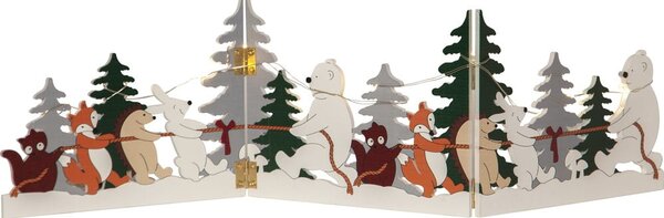 Dekoracja świetlna ze świątecznym motywem Forest Friends – Star Trading