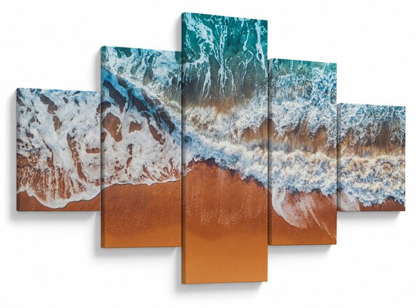 Obraz plaży morskiej (125x70 cm)