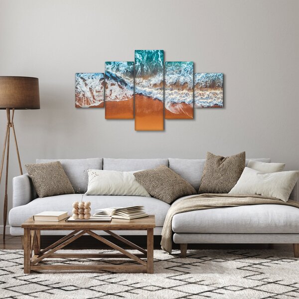 Obraz plaży morskiej (125x70 cm)