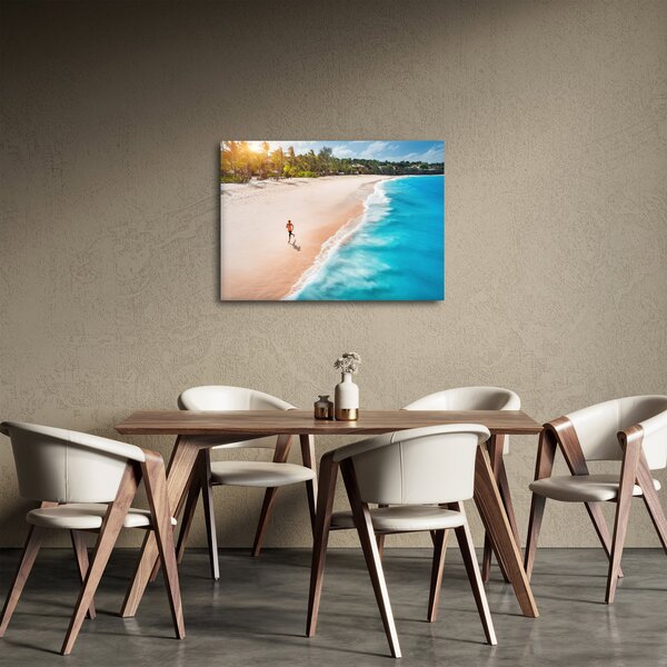 Obraz - Bieg na plaży (70x50 cm)