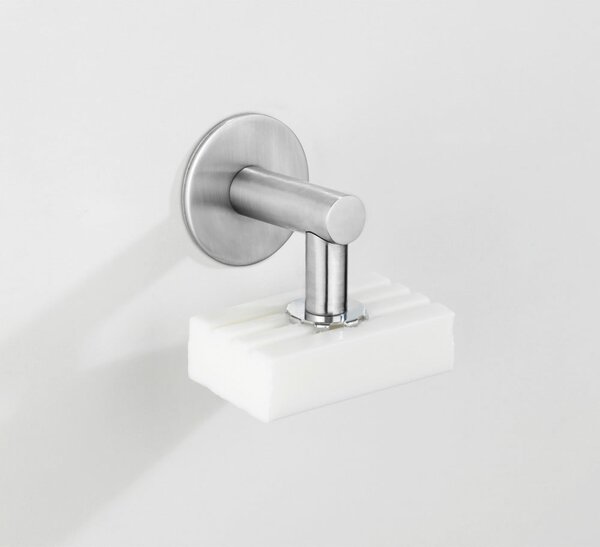 Magnetyczna mydelniczka ze stali nierdzewnej Wenko Turbo-Loc® Matte