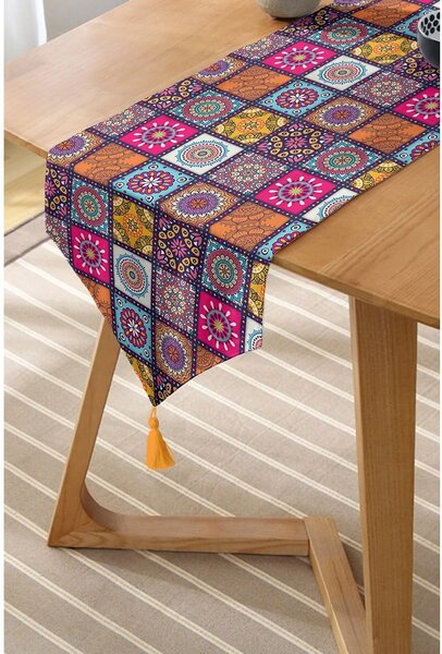 Bieżnik 45x140 cm Mandala Tiles – Minimalist Cushion Covers