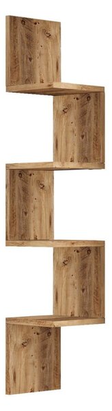 Regał ścienny w dekorze sosny 22x117 cm Laura – Kalune Design