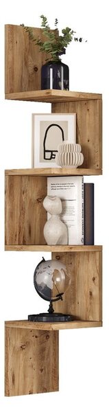 Regał ścienny w dekorze sosny 22x117 cm Laura – Kalune Design