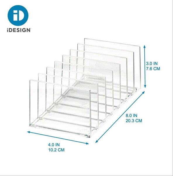 Organizer łazienkowy na kosmetyki z plastiku z recyklingu Palette Station – iDesign