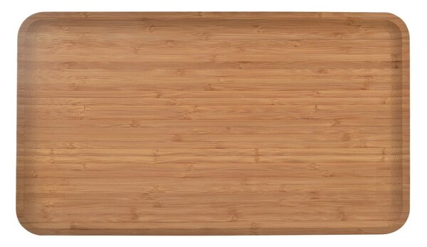 Brązowa taca bambusowa Orion, 25 x 44 cm