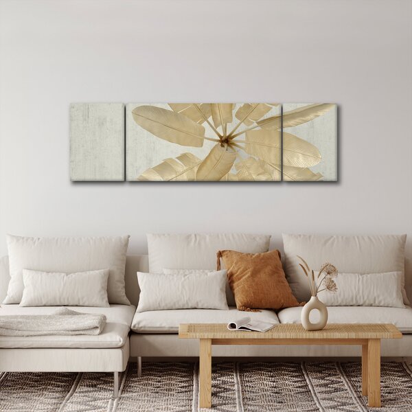 Obraz gęsich piór (170x50 cm)