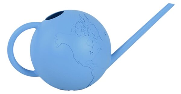 Niebieska konewka Esschert Design Globus, 1,5 l