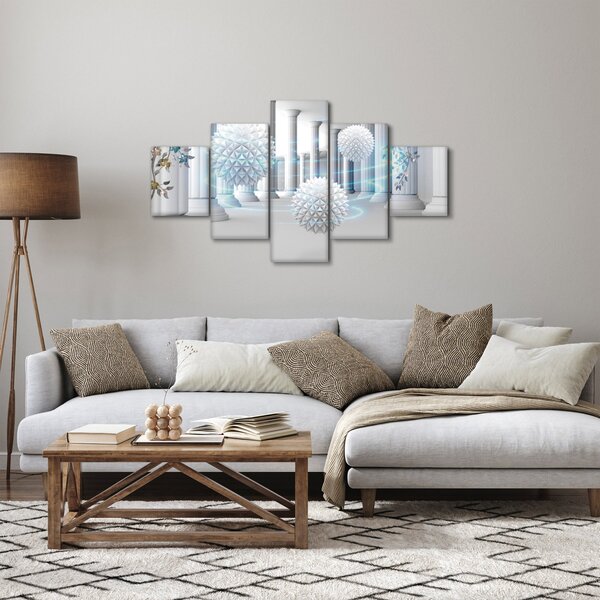 Abstrakcyjny obraz w stylu antycznym (125x70 cm)