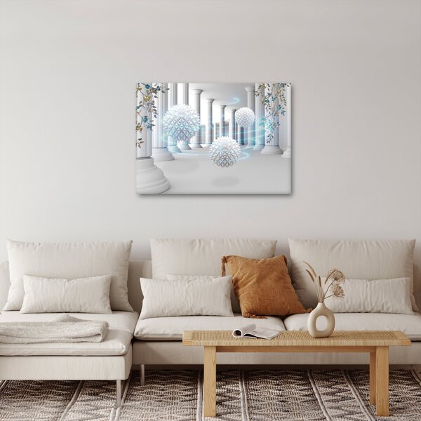 Abstrakcyjny obraz w stylu antycznym (70x50 cm)