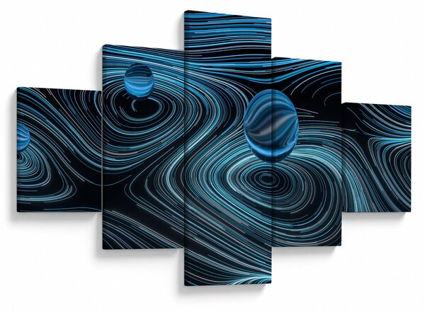 Abstrakcyjny obraz (125x70 cm)