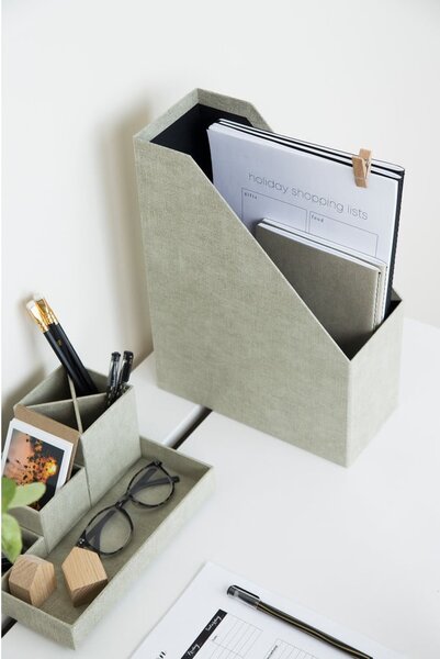 Beżowy organizer na dokumenty Bigso Box of Sweden Estelle