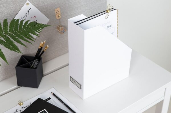Biały organizer na dokumenty Bigso Box of Sweden Viktoria