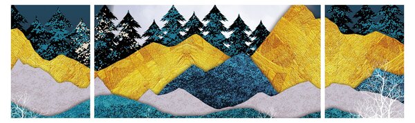 Obraz - Krajobraz polarny (170x50 cm)