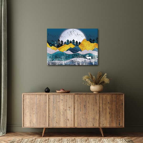 Obraz - Krajobraz polarny (70x50 cm)