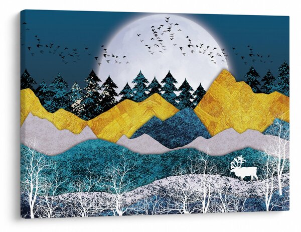 Obraz - Krajobraz polarny (70x50 cm)