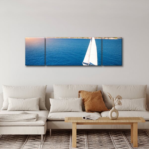 Obraz - Przejażdżka łodzią (170x50 cm)
