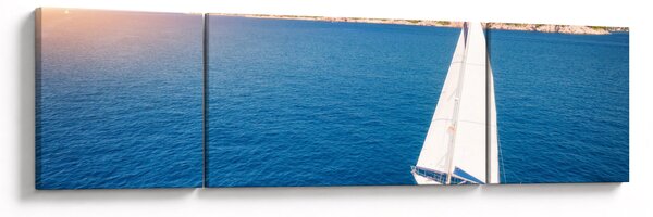 Obraz - Przejażdżka łodzią (170x50 cm)
