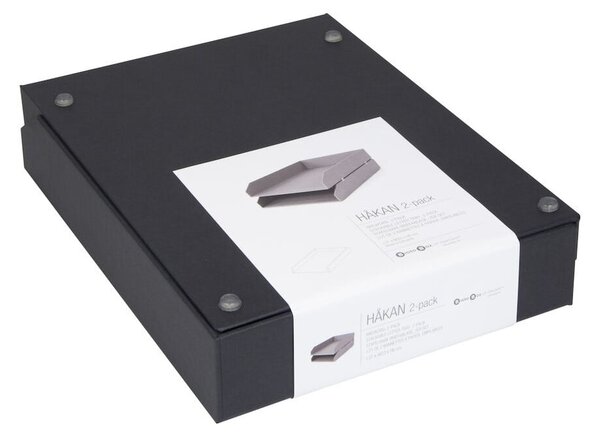Kartonowe organizery na dokumenty zestaw 2 szt. Hakan – Bigso Box of Sweden