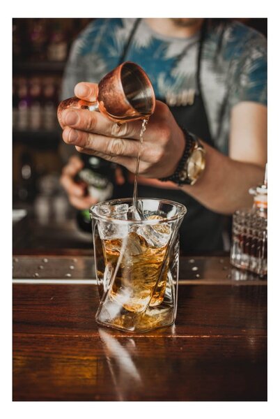 Szklanka z podwójną ścianką na whiskey Vialli Design, 300 ml
