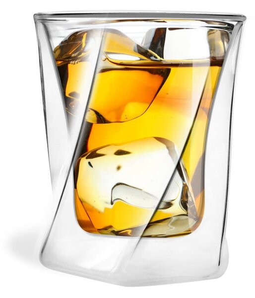 Szklanka z podwójną ścianką na whiskey Vialli Design, 300 ml