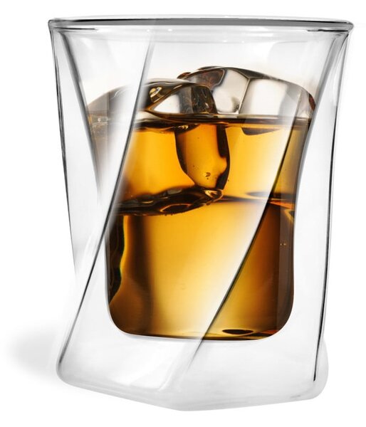 Szklanka z podwójną ścianką na whiskey Vialli Design, 300 ml