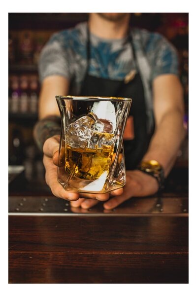 Szklanka z podwójną ścianką na whiskey Vialli Design, 300 ml